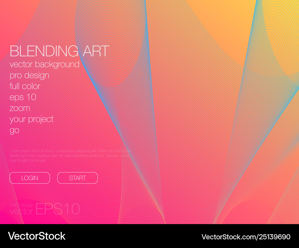 Abstract blend background template for web site Abstract blend background template for web site vector image