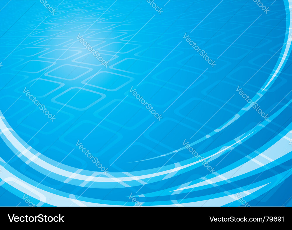 Dynamic Blue Squares Background Vector Image
