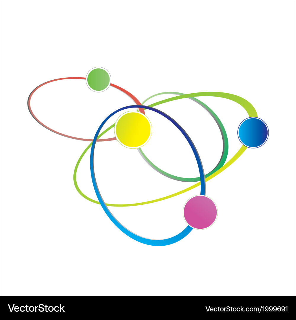 Molecular structure Royalty Free Vector Image - VectorStock