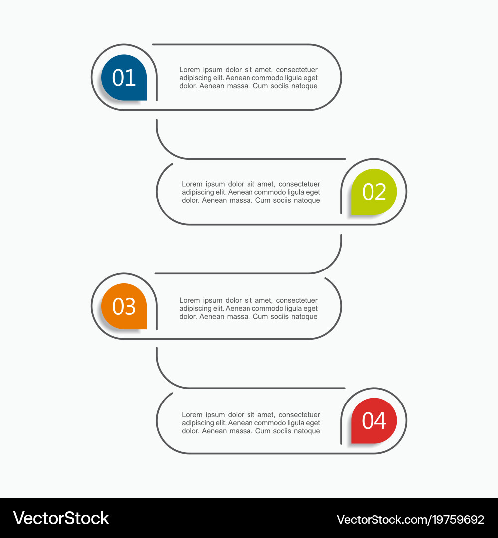 Infographic template Royalty Free Vector Image