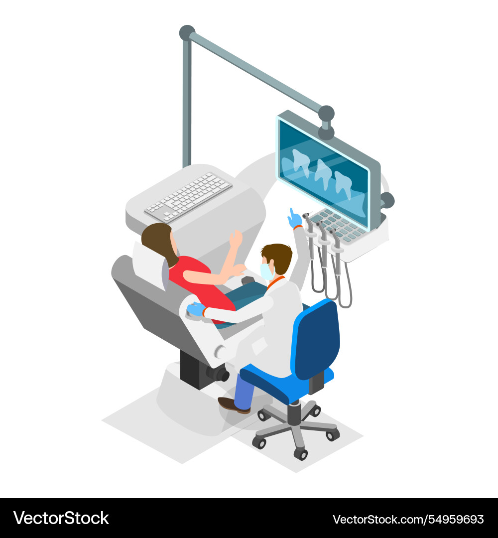3d isometrische Wohnung der Gesundheit 3d isometrische Wohnung der Gesundheit vektorbild