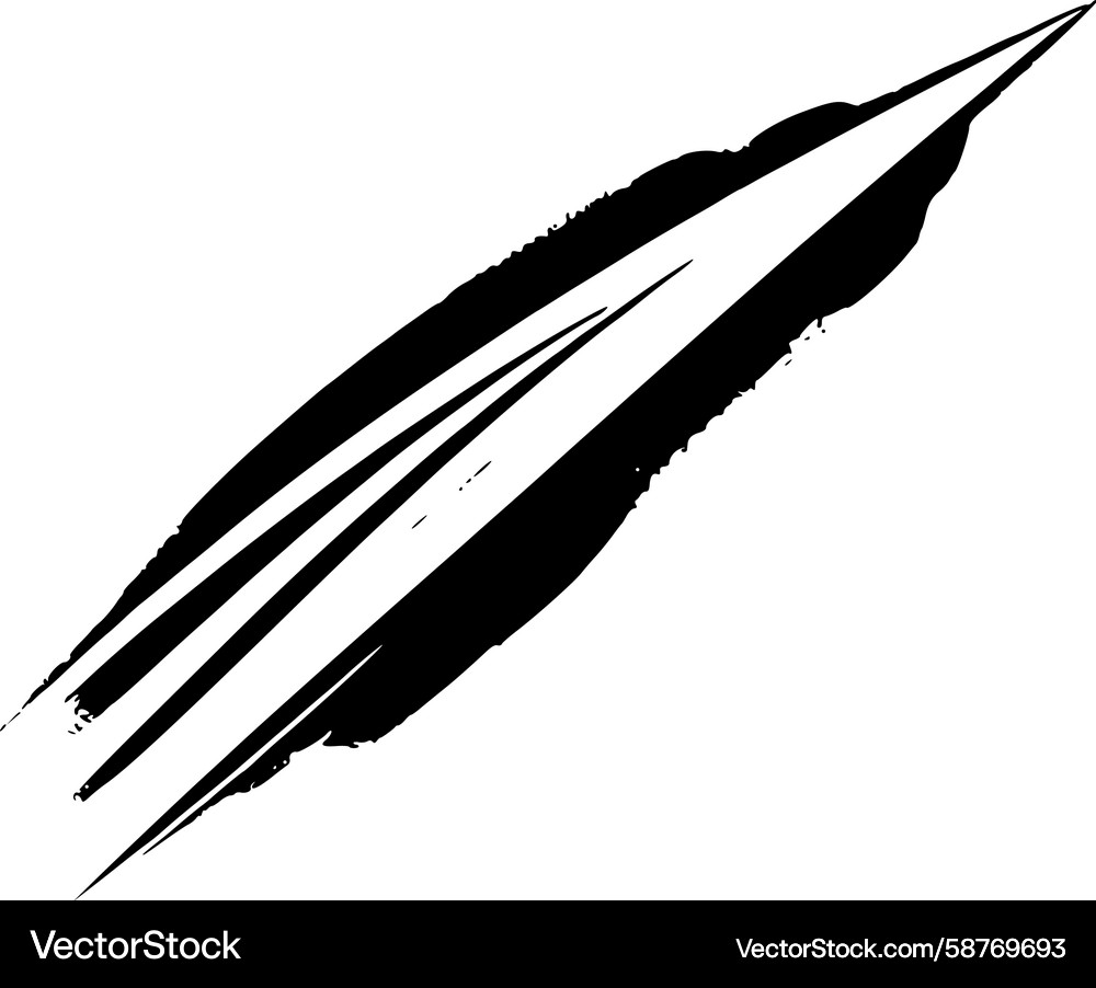 Ink Scratch Texture Vector Image