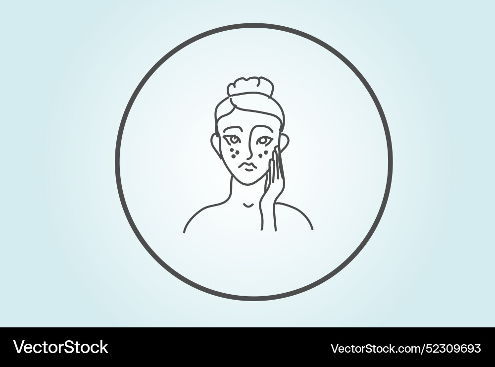 Popping can spread bacteria to nearby pores Popping can spread bacteria to nearby pores vector image