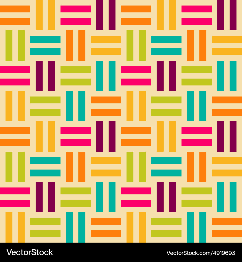 Retro Stripe Pattern vector image
