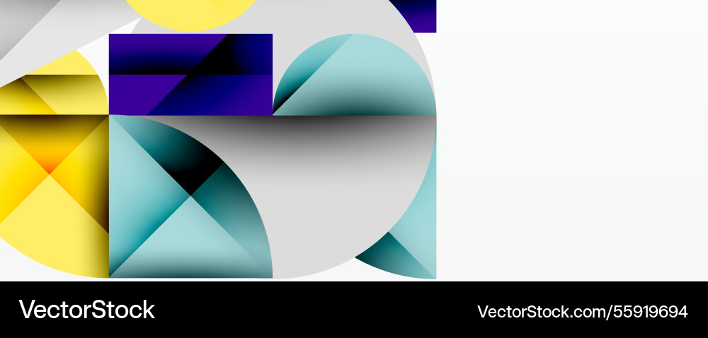 Abstract geometric design with intersecting Vector Image