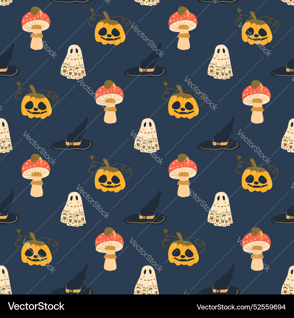 Halloween dunkel nahtlose Muster alle hallows eve Halloween dunkel nahtlose Muster alle hallows eve vektorbild