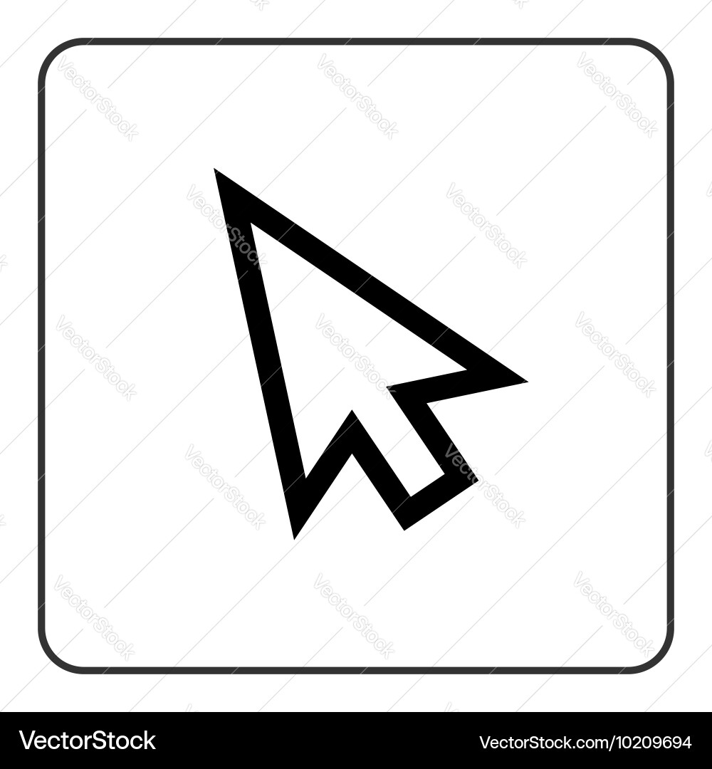 Pointer Cursor Icon vector image