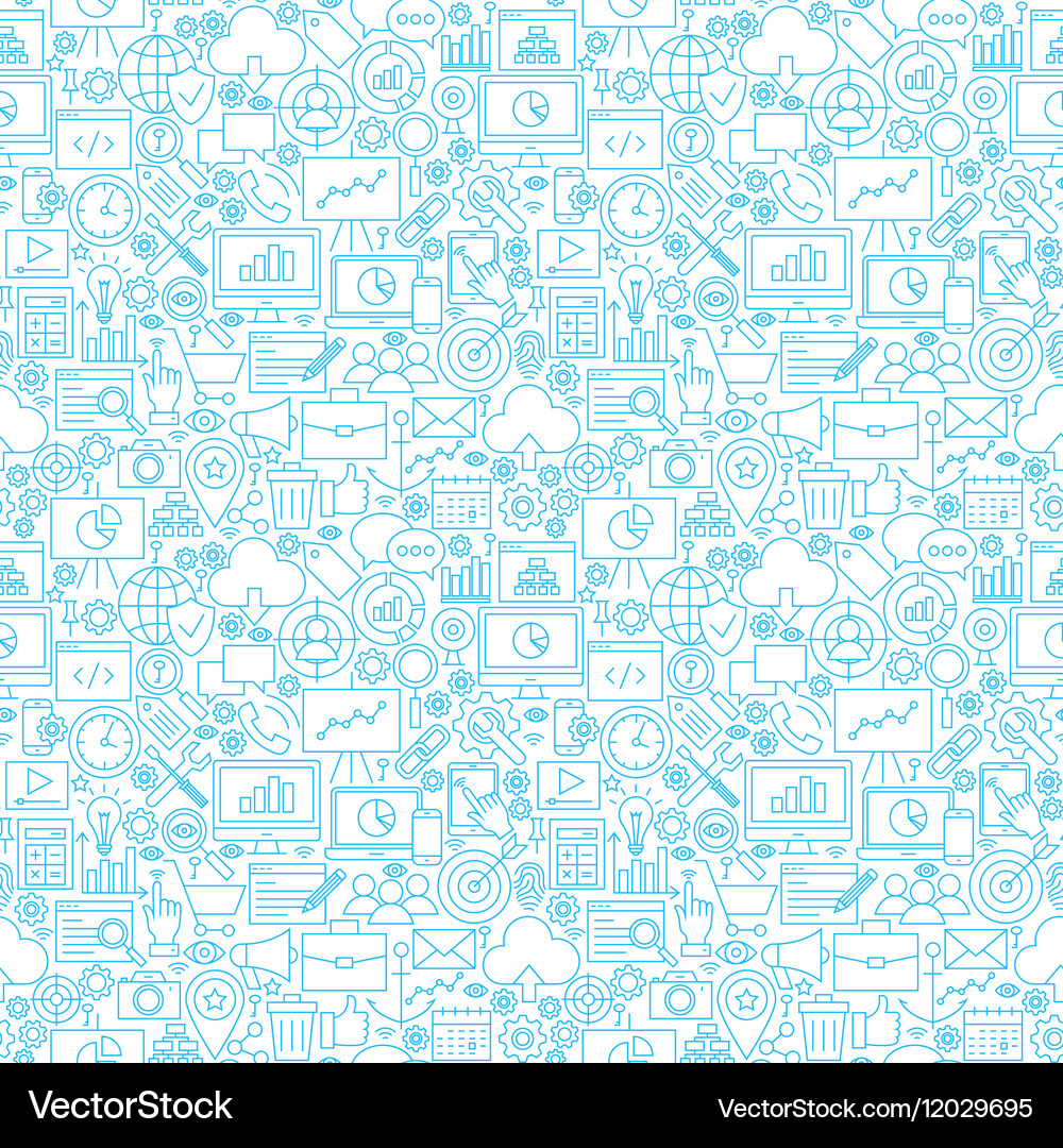 White Line Web Pattern Vector Image