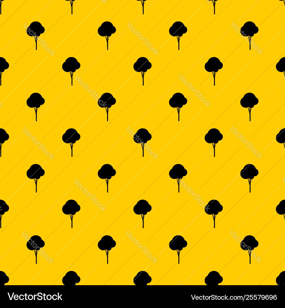 Fluffy tree pattern Fluffy tree pattern vector image