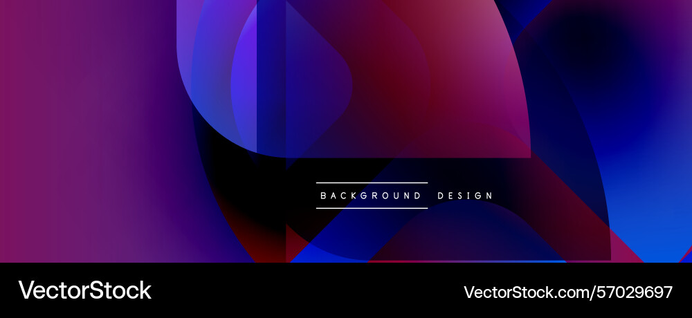 Abstract background features vibrant overlapping Abstract background features vibrant overlapping Vector Image