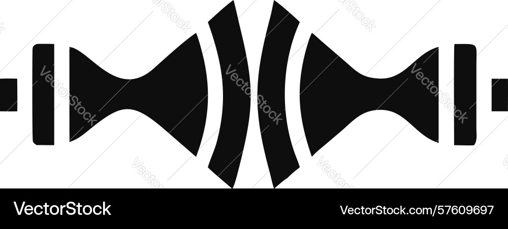 Abstract sound wave equalizer elements audio Vector Image