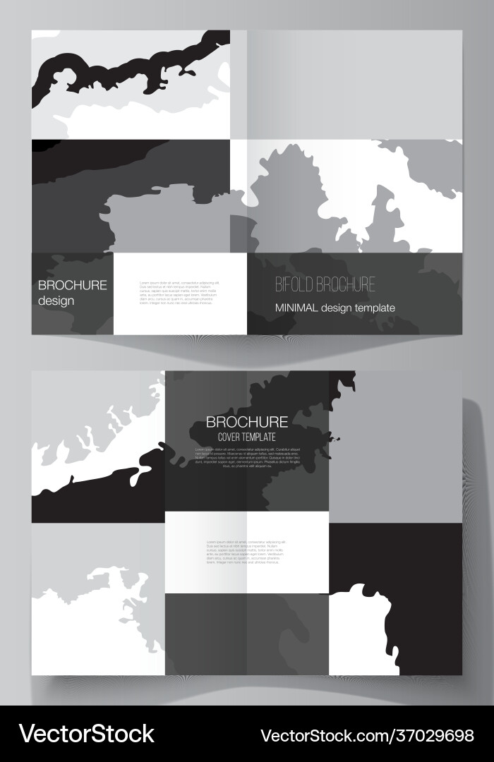 Layout two a4 format cover mockups Layout two a4 format cover mockups Vector Image