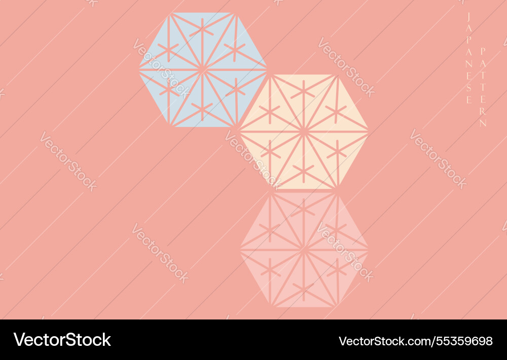 Minimal geometric pattern in oriental style Minimal geometric pattern in oriental style vector image