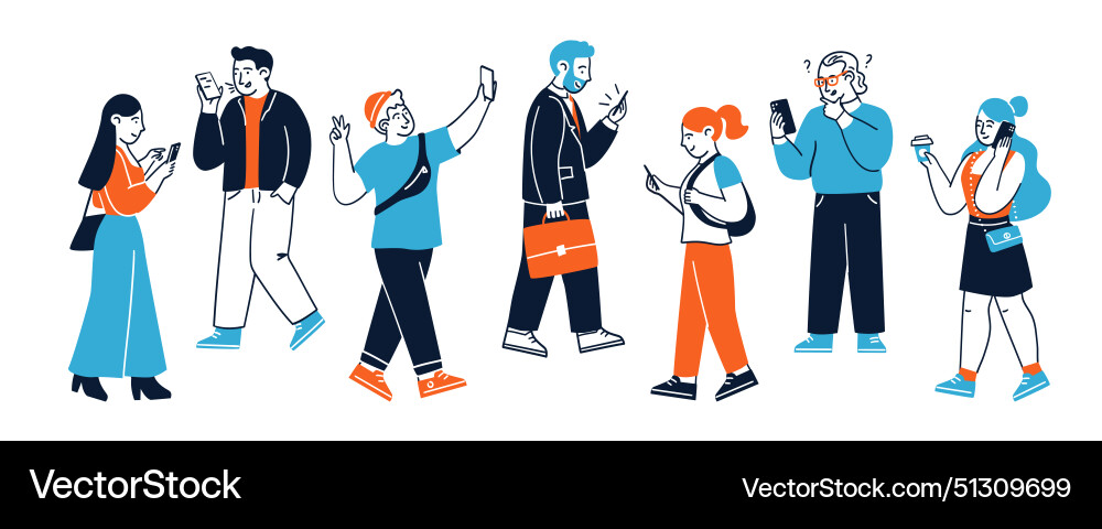Set of different people characters using Set of different people characters using vector image