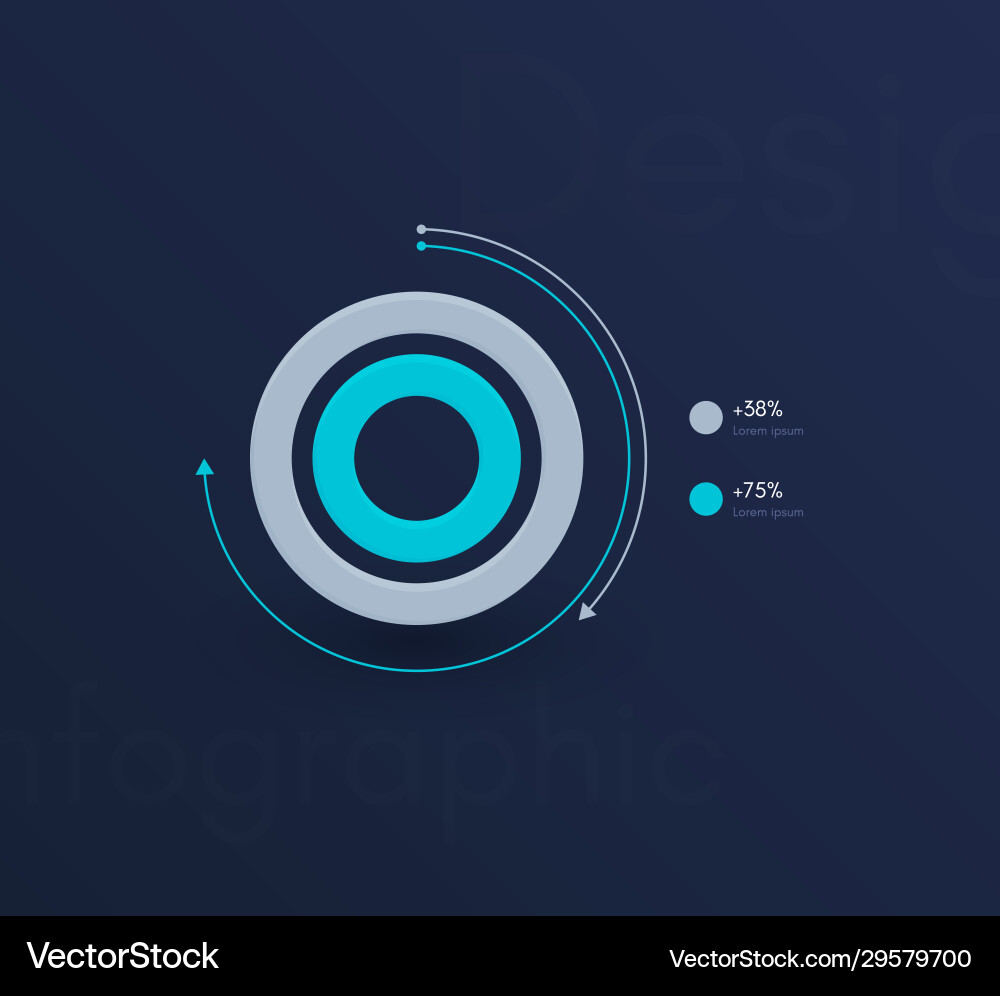 Graphic infographics template for creating web Graphic infographics template for creating web vector image