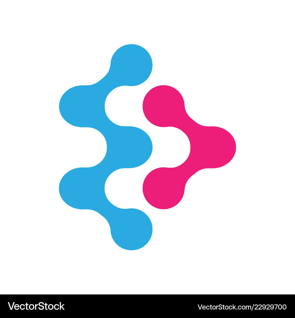 Molecular Tech Innovation Vector Image