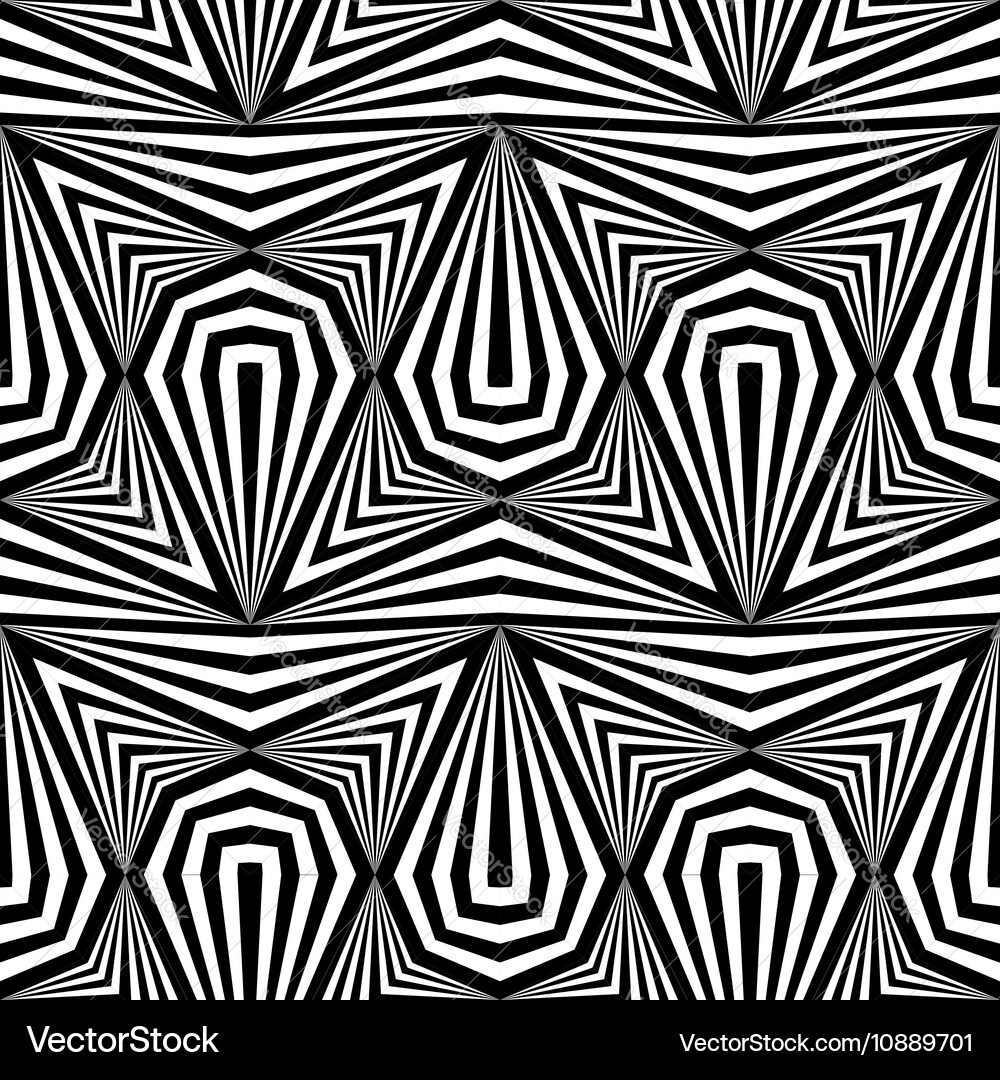Design seamless monochrome zigzag pattern Vector Image