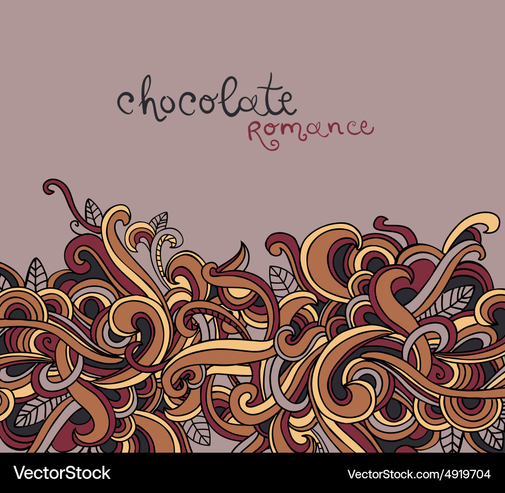Abstract Curl Pattern vector image