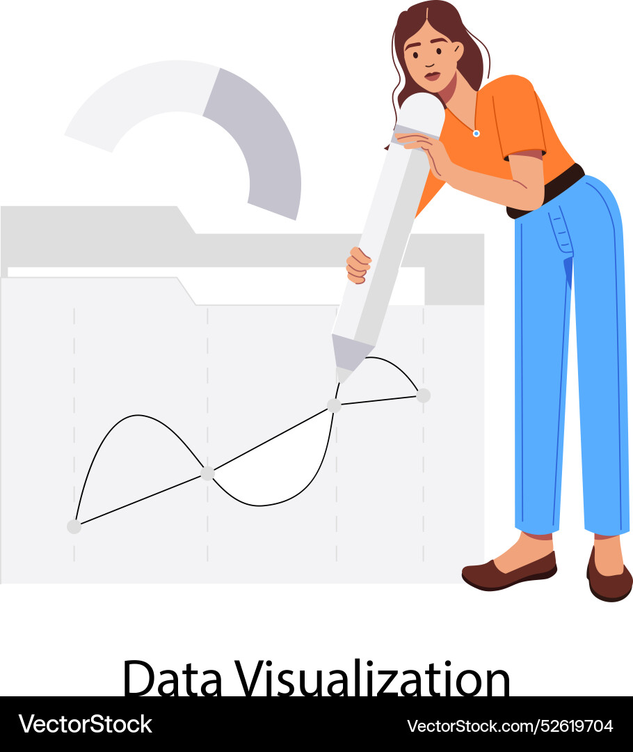 Basic rgbdata visualization in flat s vector image
