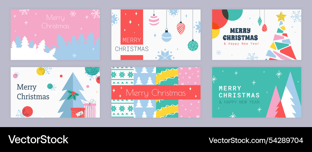 Merry christmas cover template for social media Merry christmas cover template for social media vector image