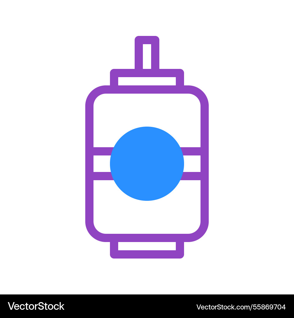 Modern icon of sanitizer bottle with simple design Vector Image