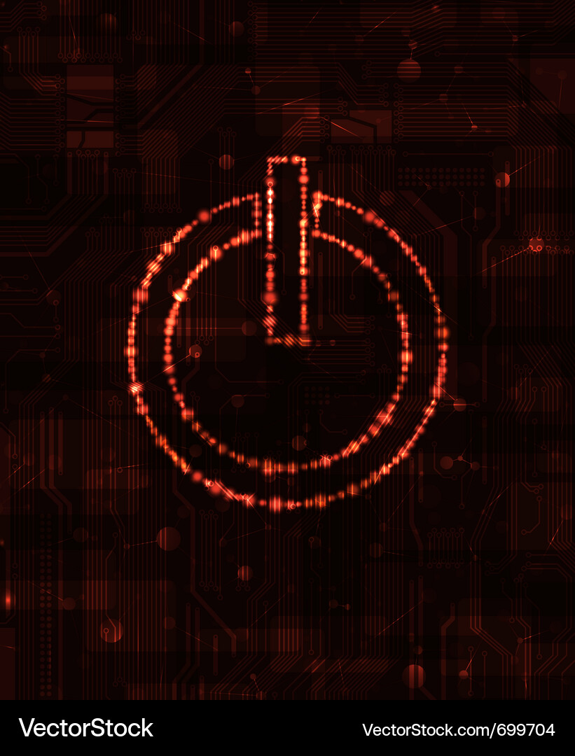 Power button Vector Image