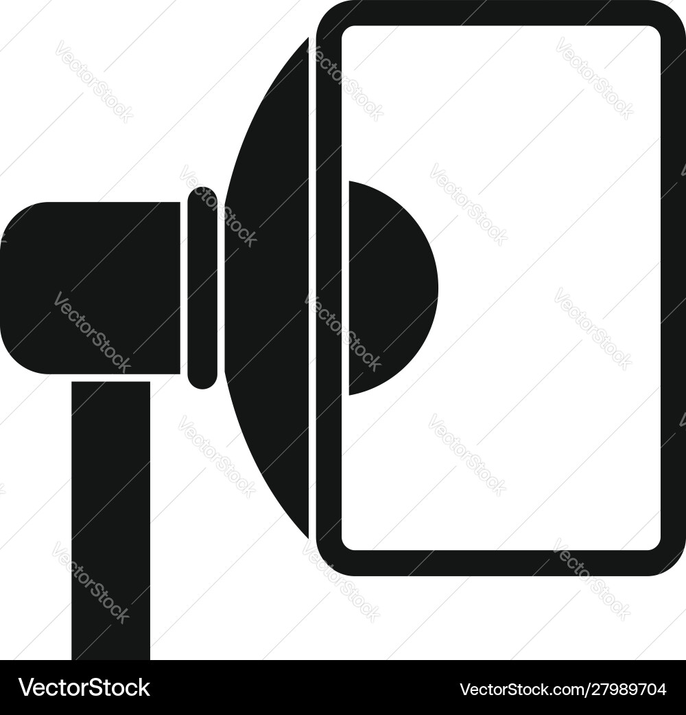 Soft light box icon simple style Soft light box icon simple style vector image