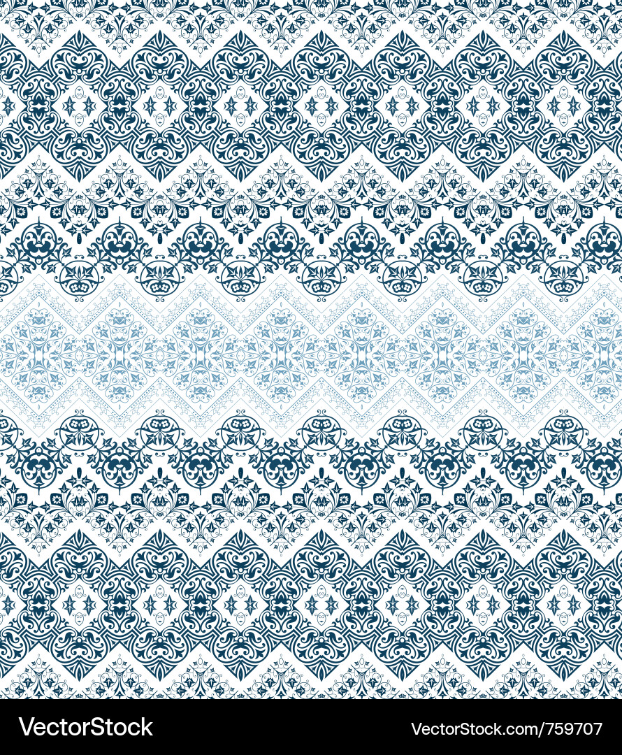 Ornate Swirls and Lines Pattern vector image