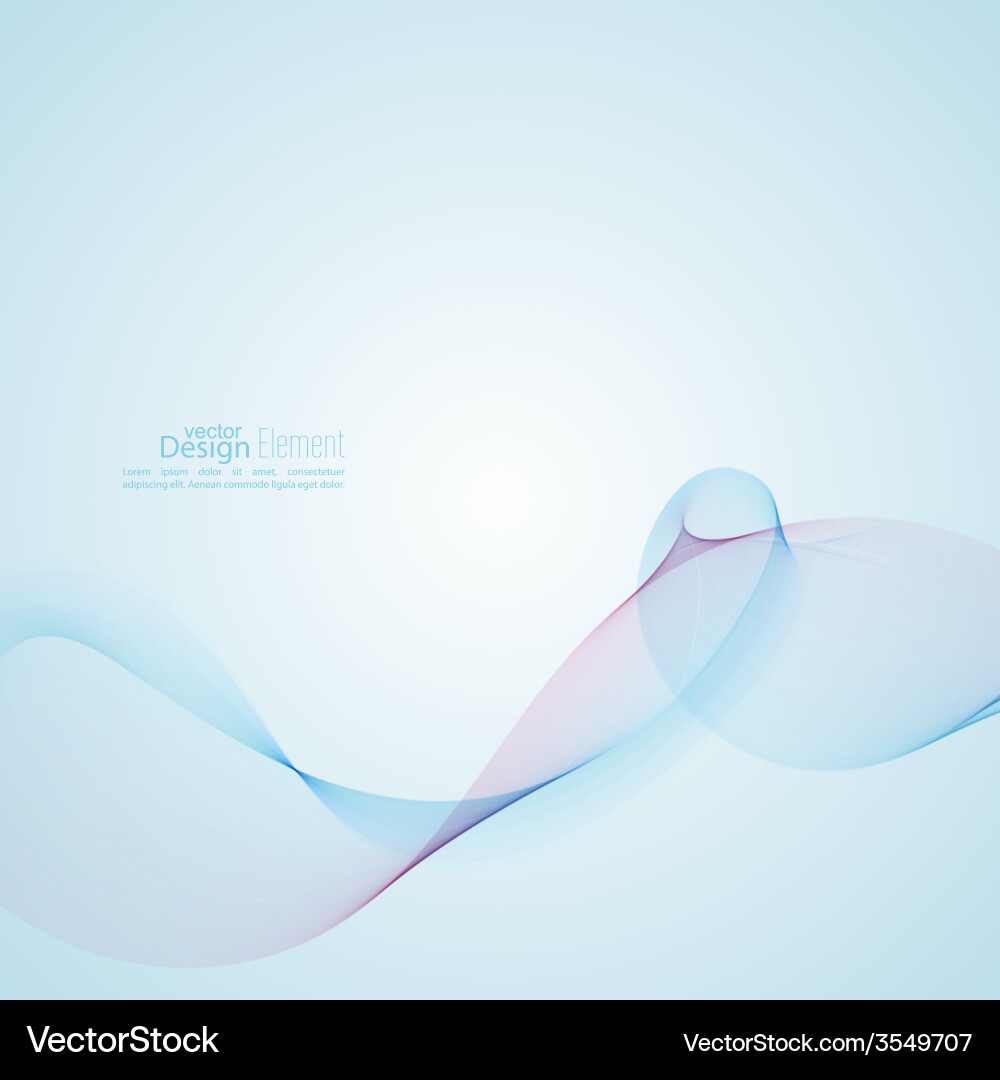 Techno abstract background with soft lines vector image