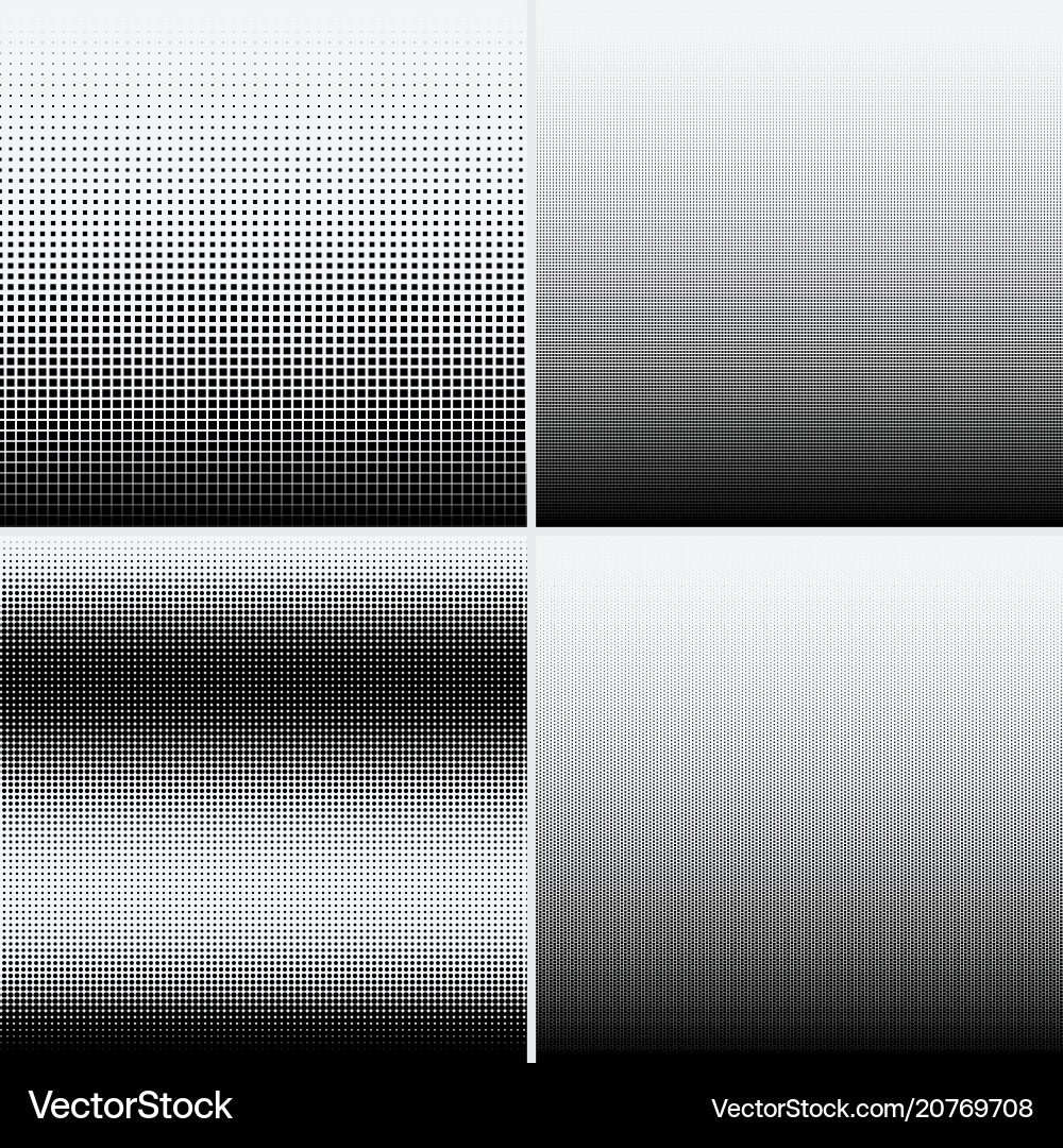 Halftone dots on white background Royalty Free Vector Image