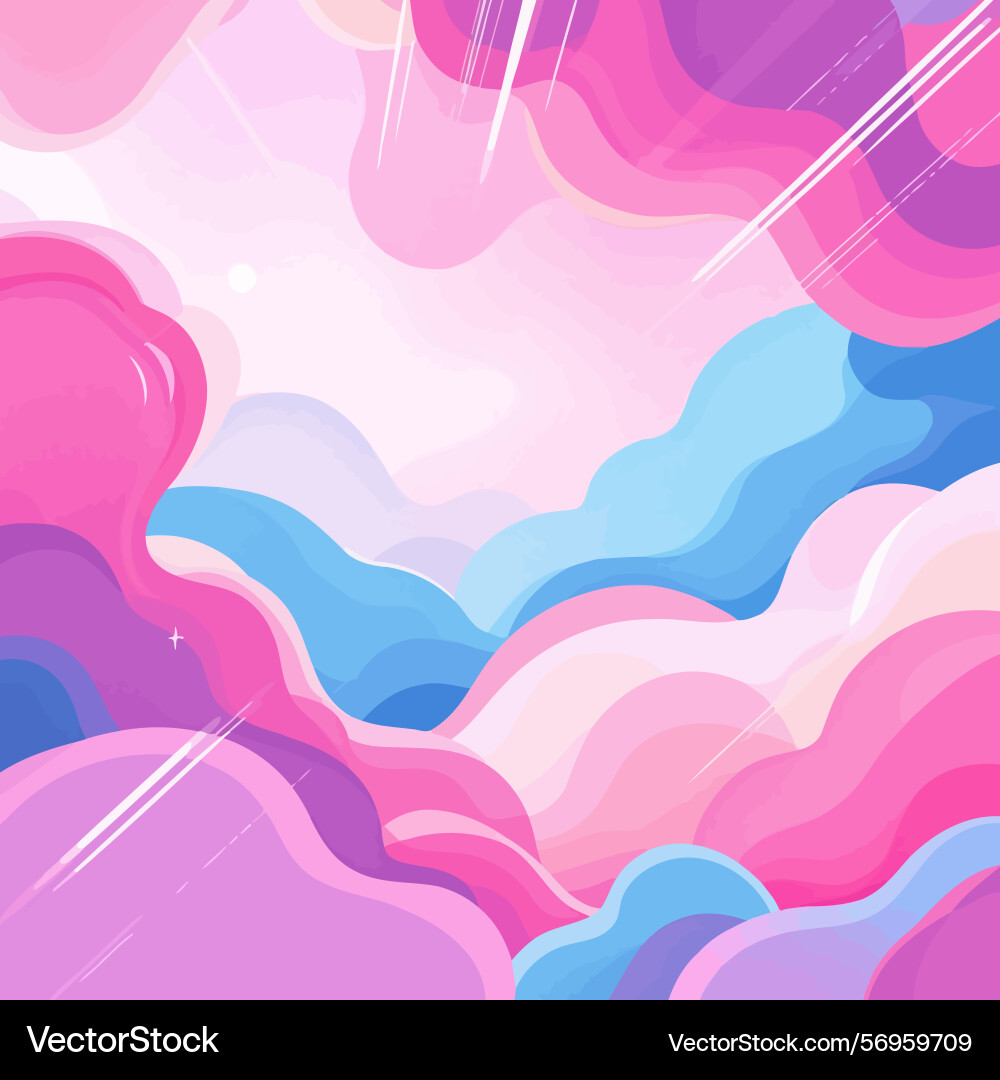 Ai-generated colorful abstract background vector image
