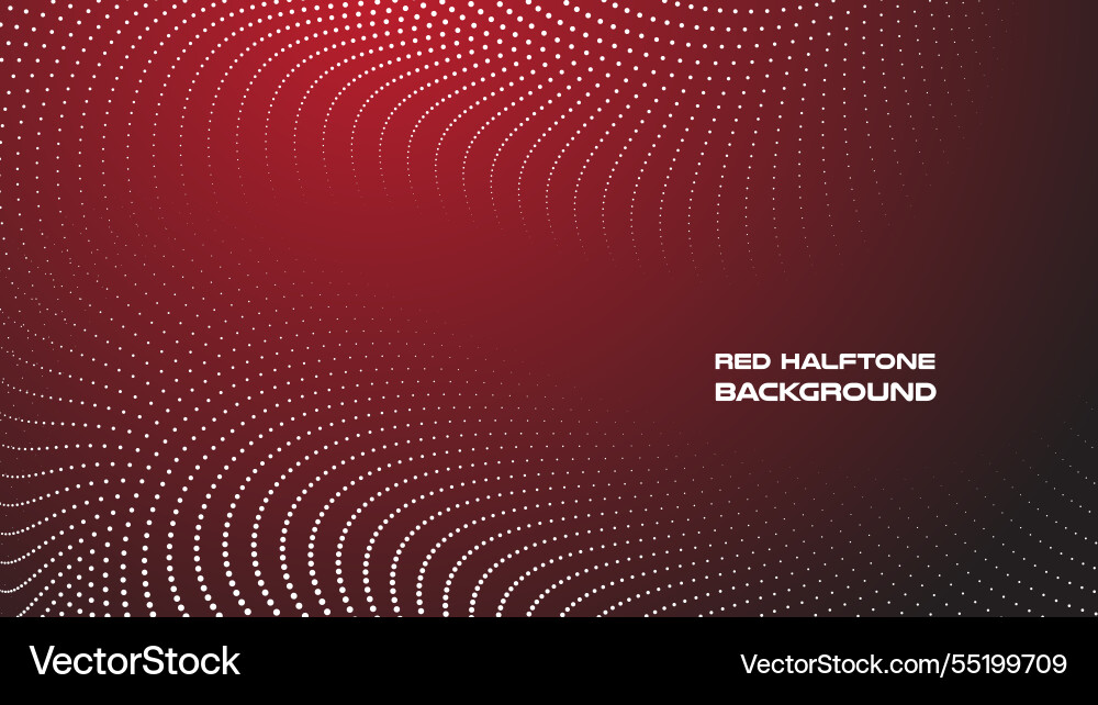Dark red halftone abstract background image Vector Image