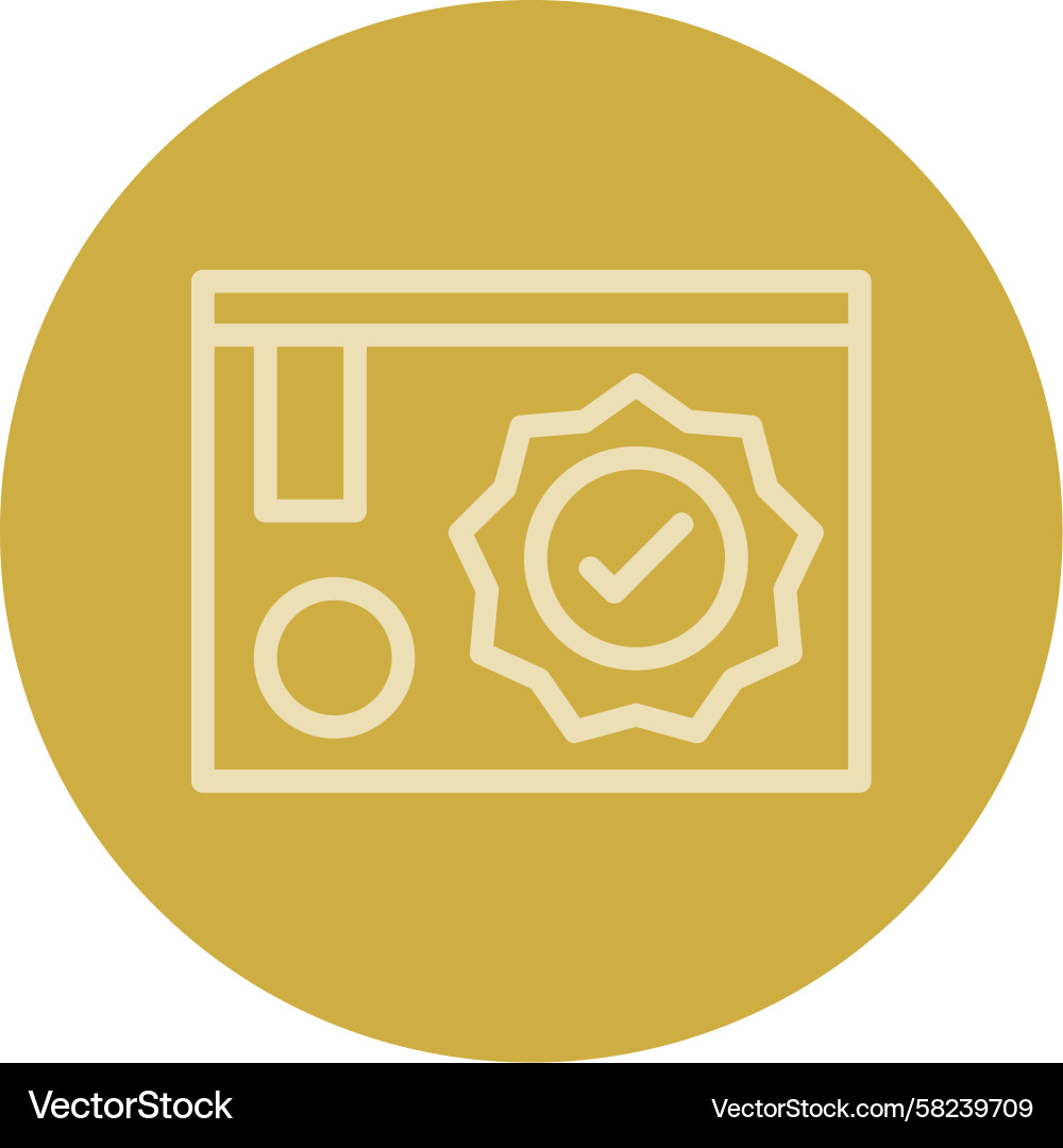 Multi-Color Line Icon Vector Image