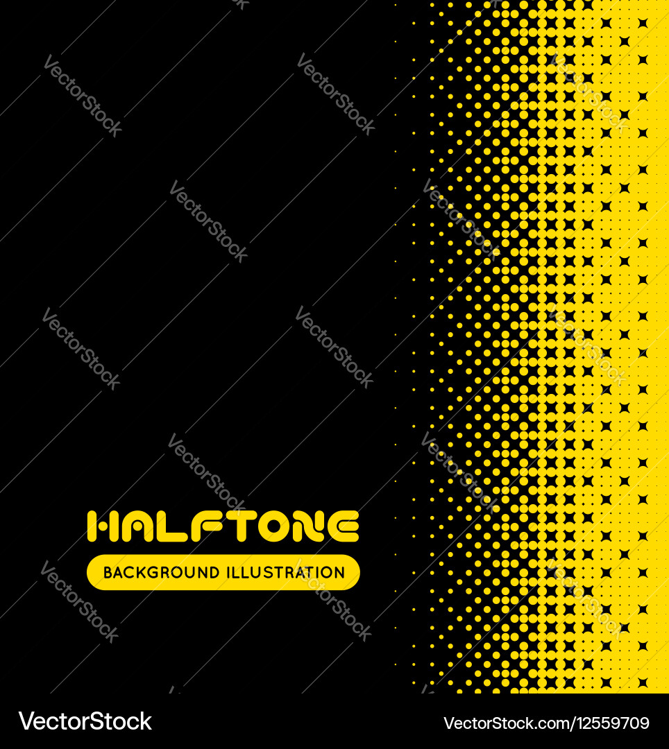 Retro Halftone Pattern vector image