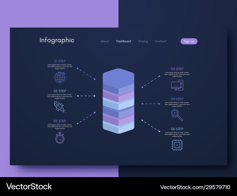 Graphische Infografikvorlage für die Erstellung von Mobile Graphische Infografikvorlage für die Erstellung von Mobile vektorbild