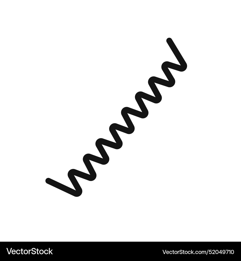 Spring icon linear graphics sign Spring icon linear graphics sign Vector Image