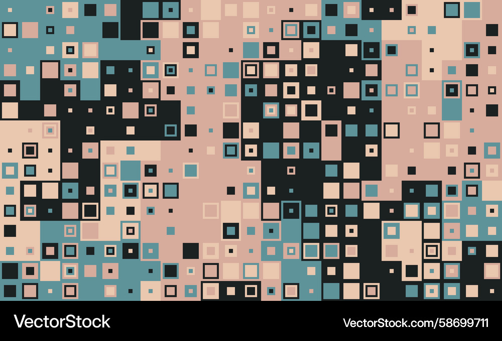 Abstract geometric pattern of varying sized Vector Image