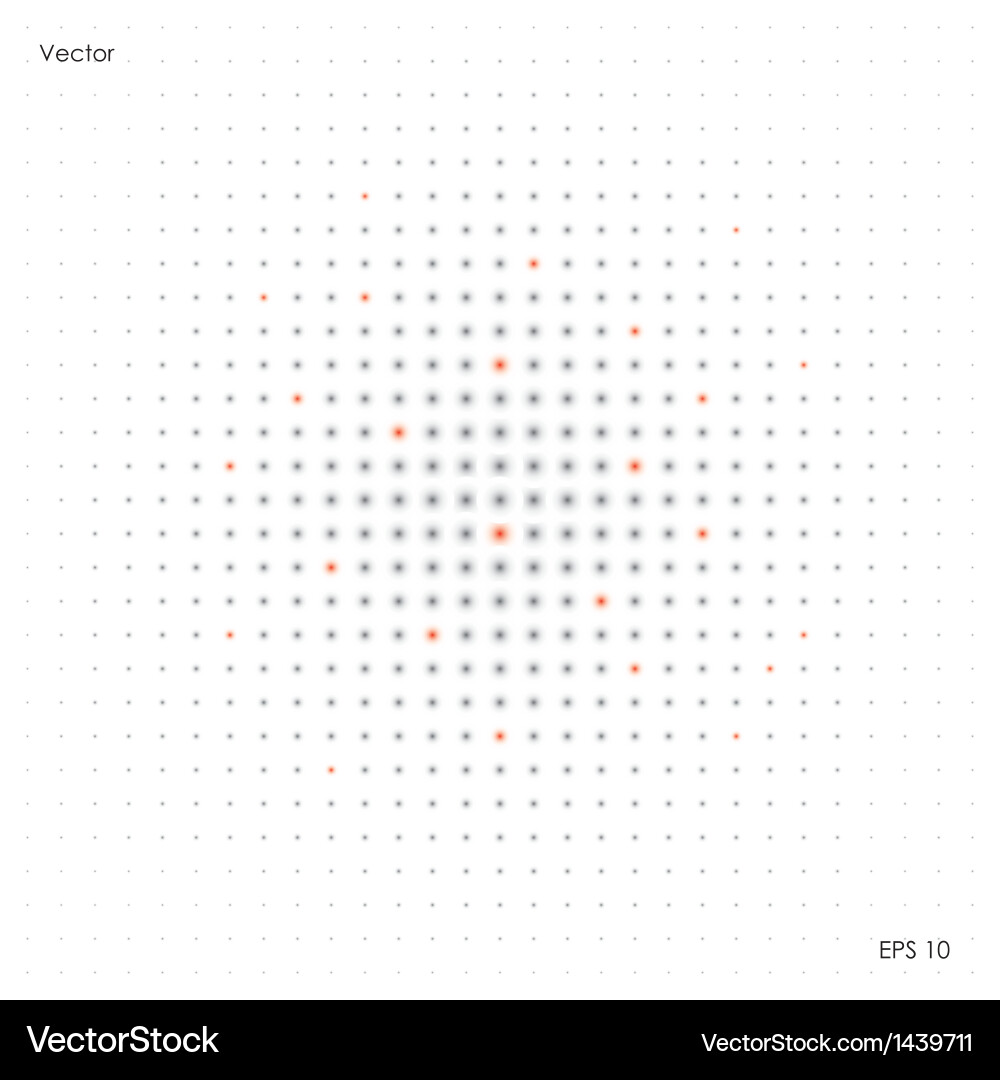 Abstract Halftone Pattern vector image