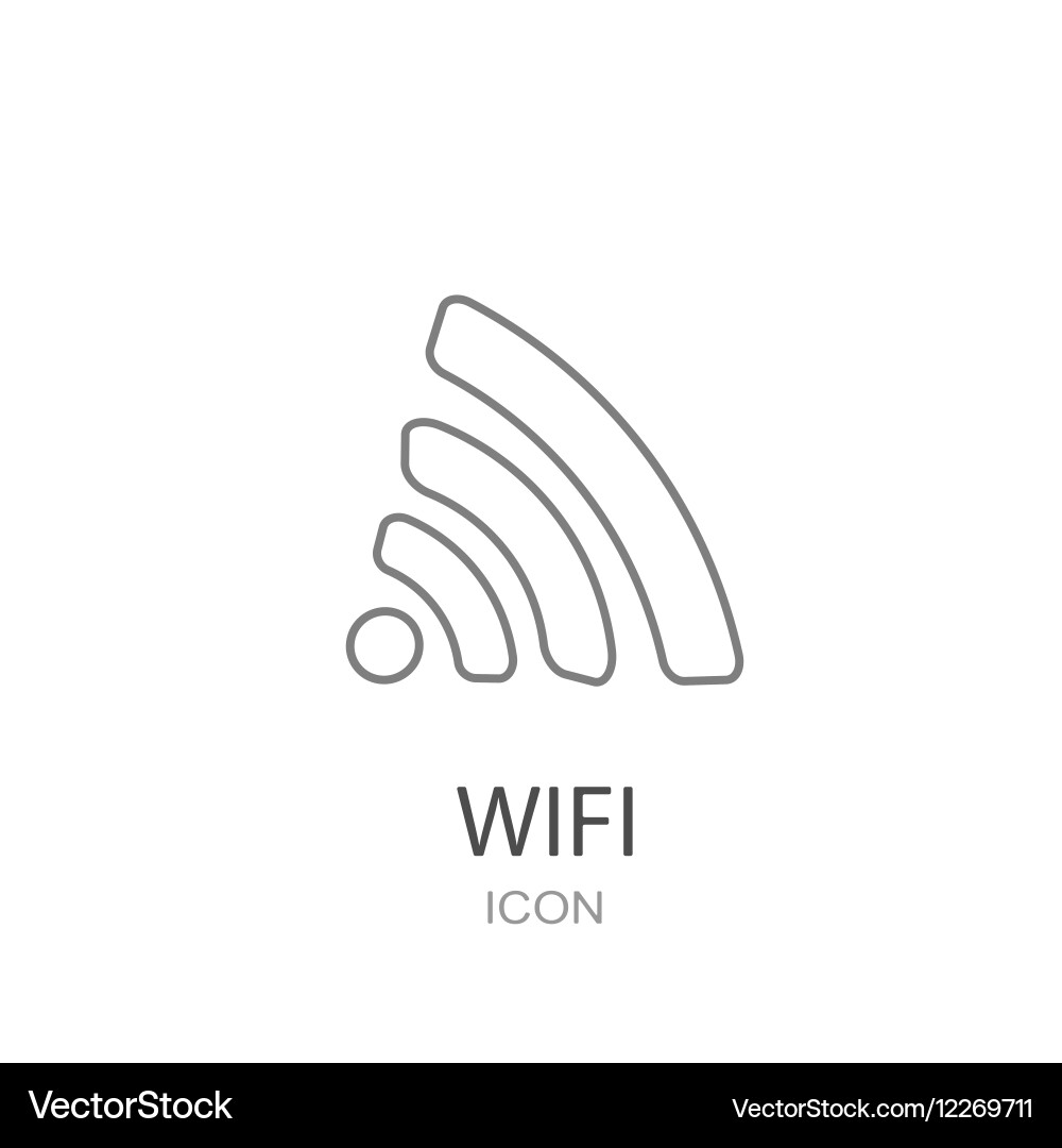 Wireless Network Icon Vector Image