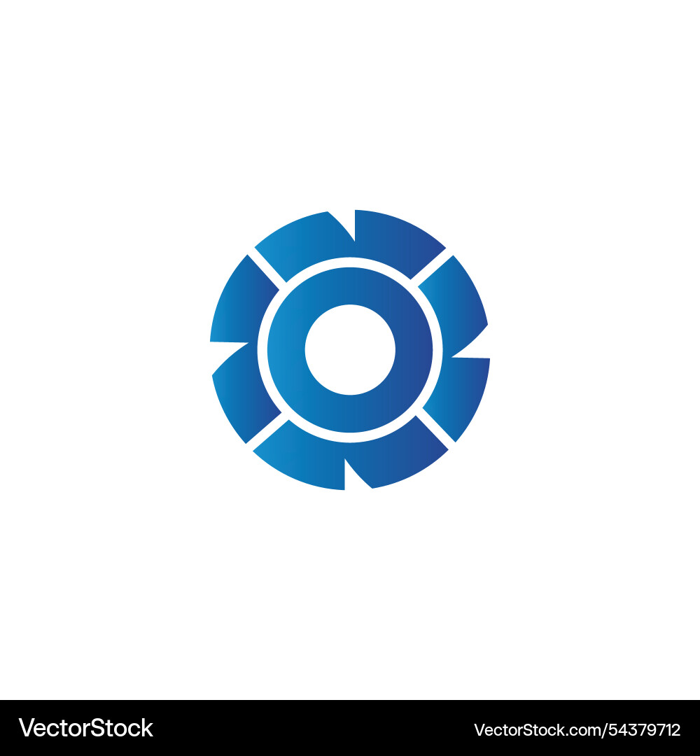 Circle logo setting new design Circle logo setting new design vector image
