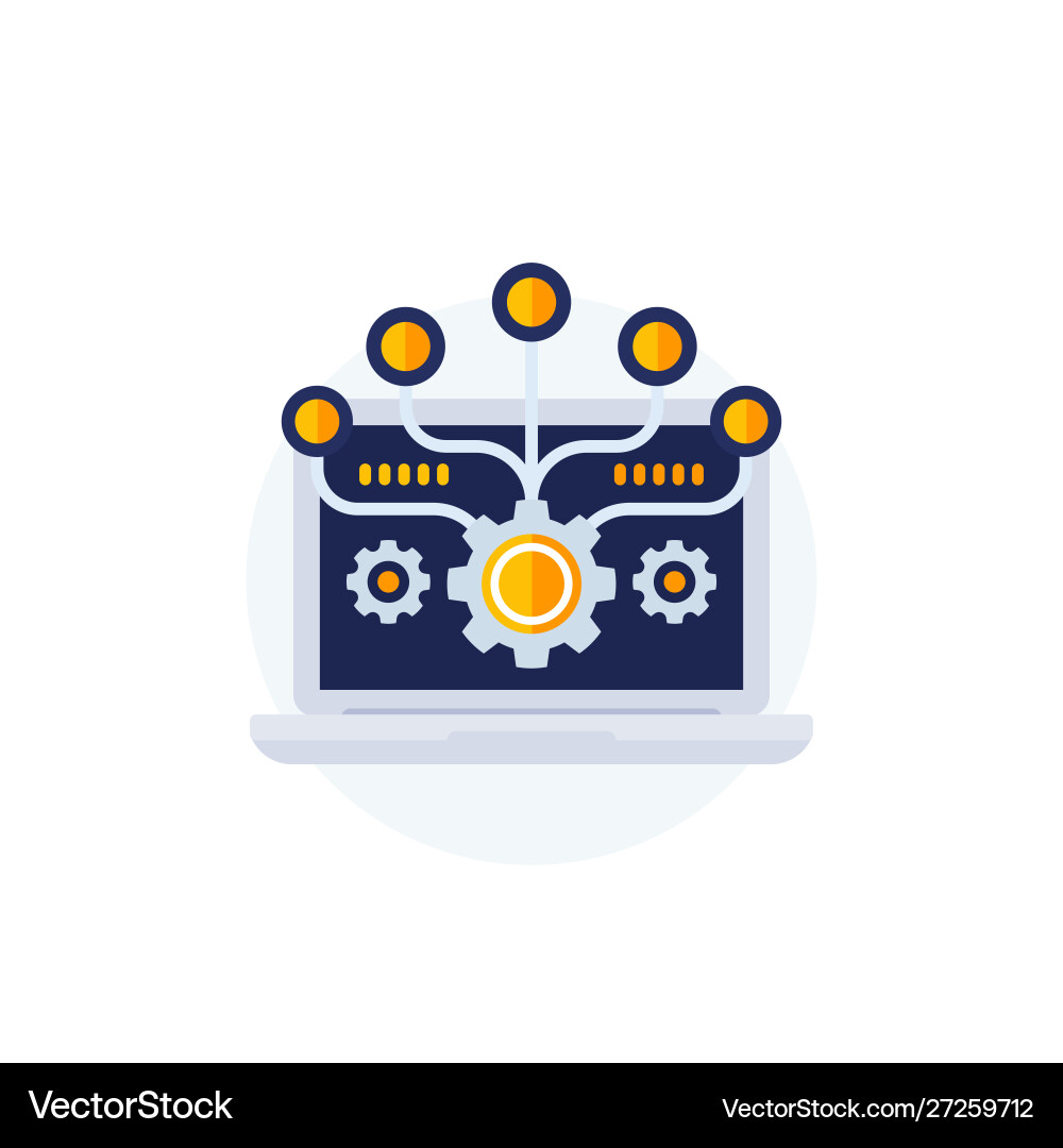 Software Integration Concepts vector image