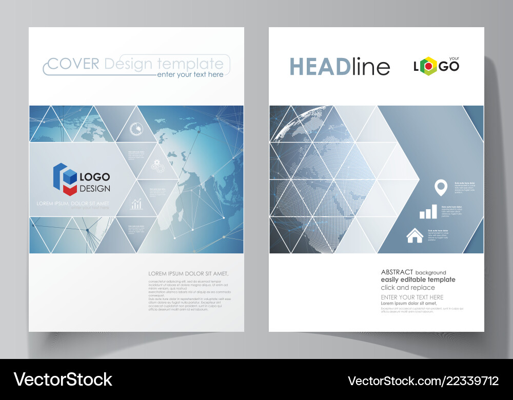 The editable layout The editable layout vector image