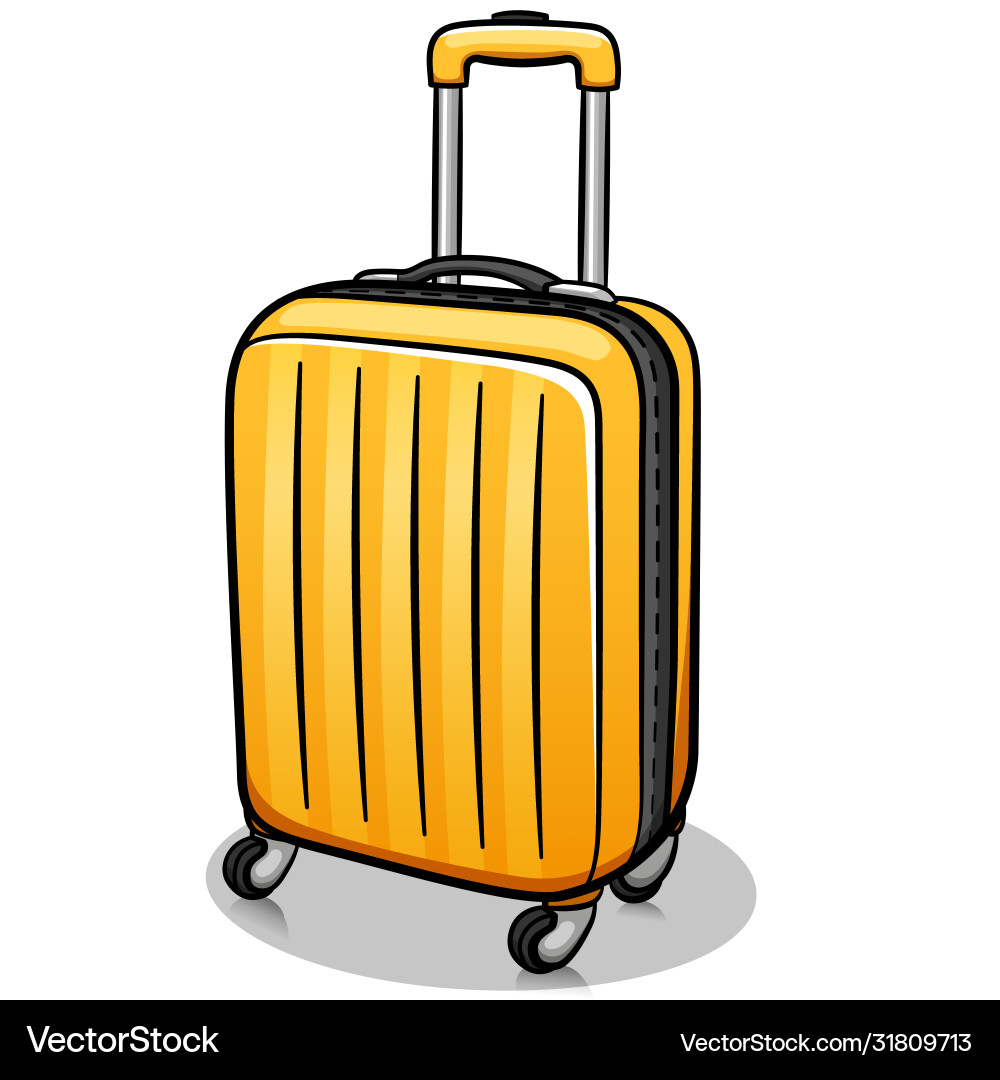 Cartoon Koffer - Reise Icon Vektorbild