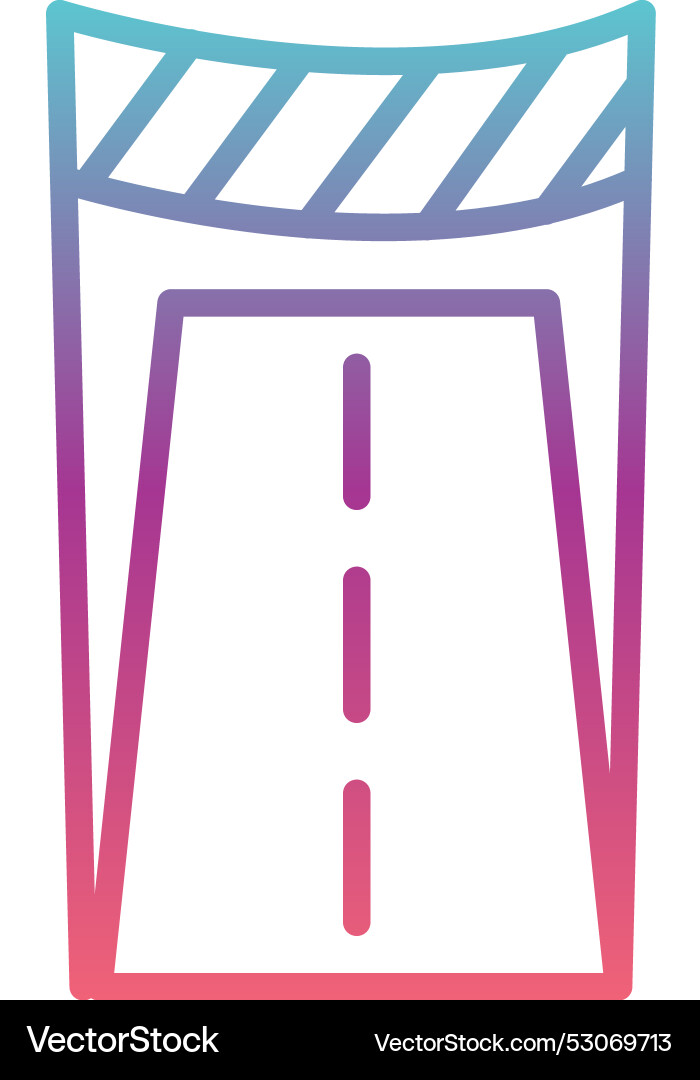 Finish line gradient design Vector Image