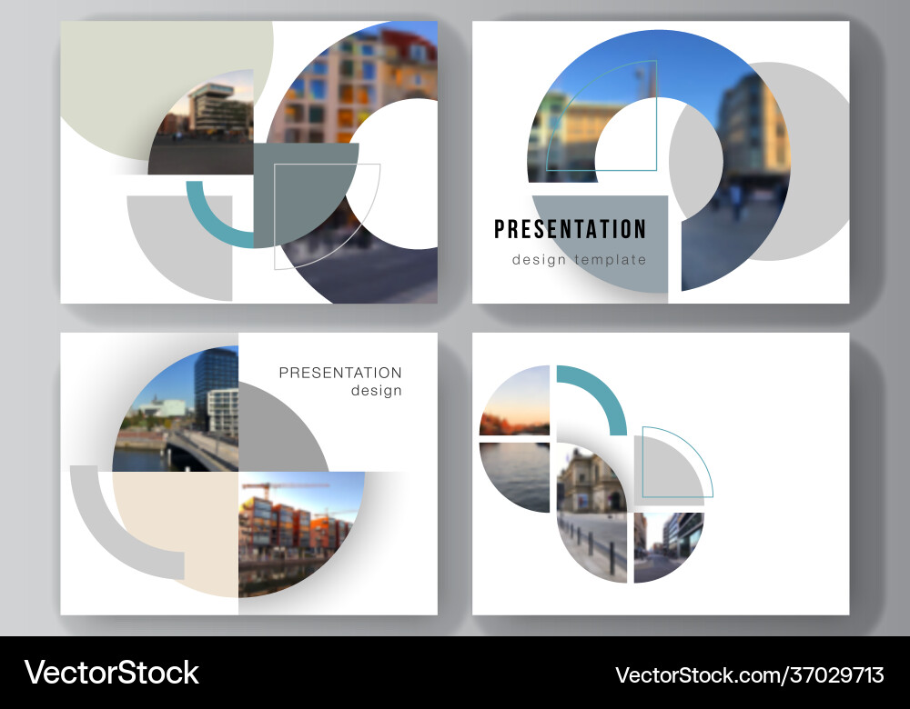 Layout presentation slides design Layout presentation slides design vector image