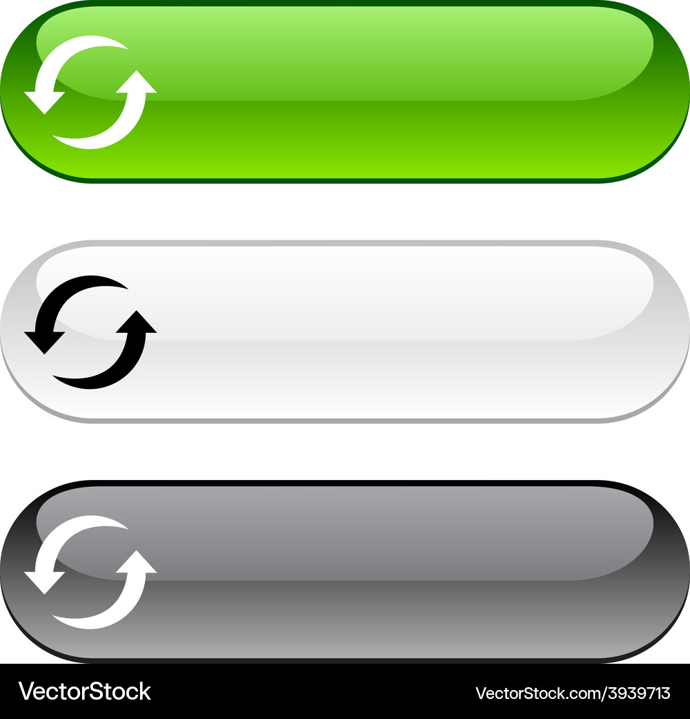 Refresh button Vector Image