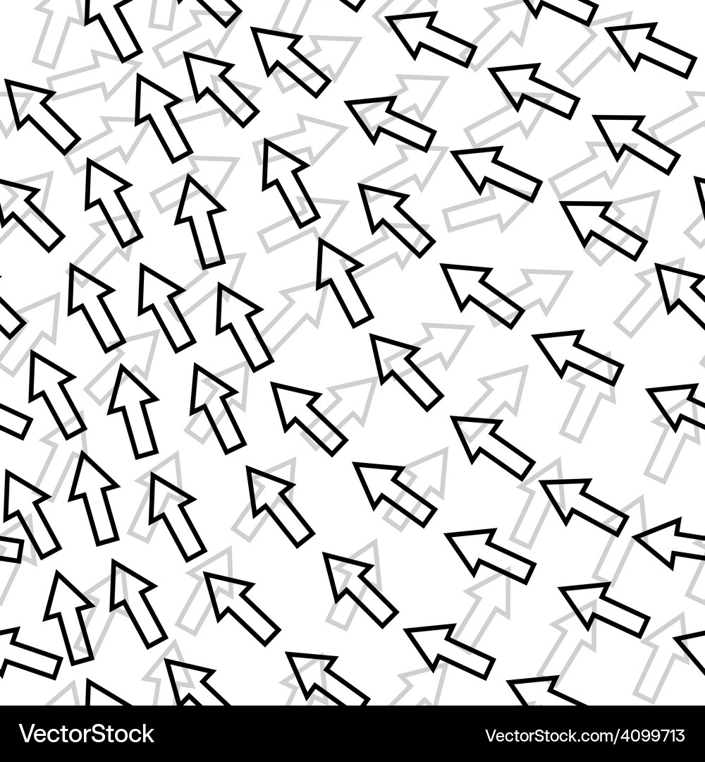 Seamless arrow pattern Vector Image