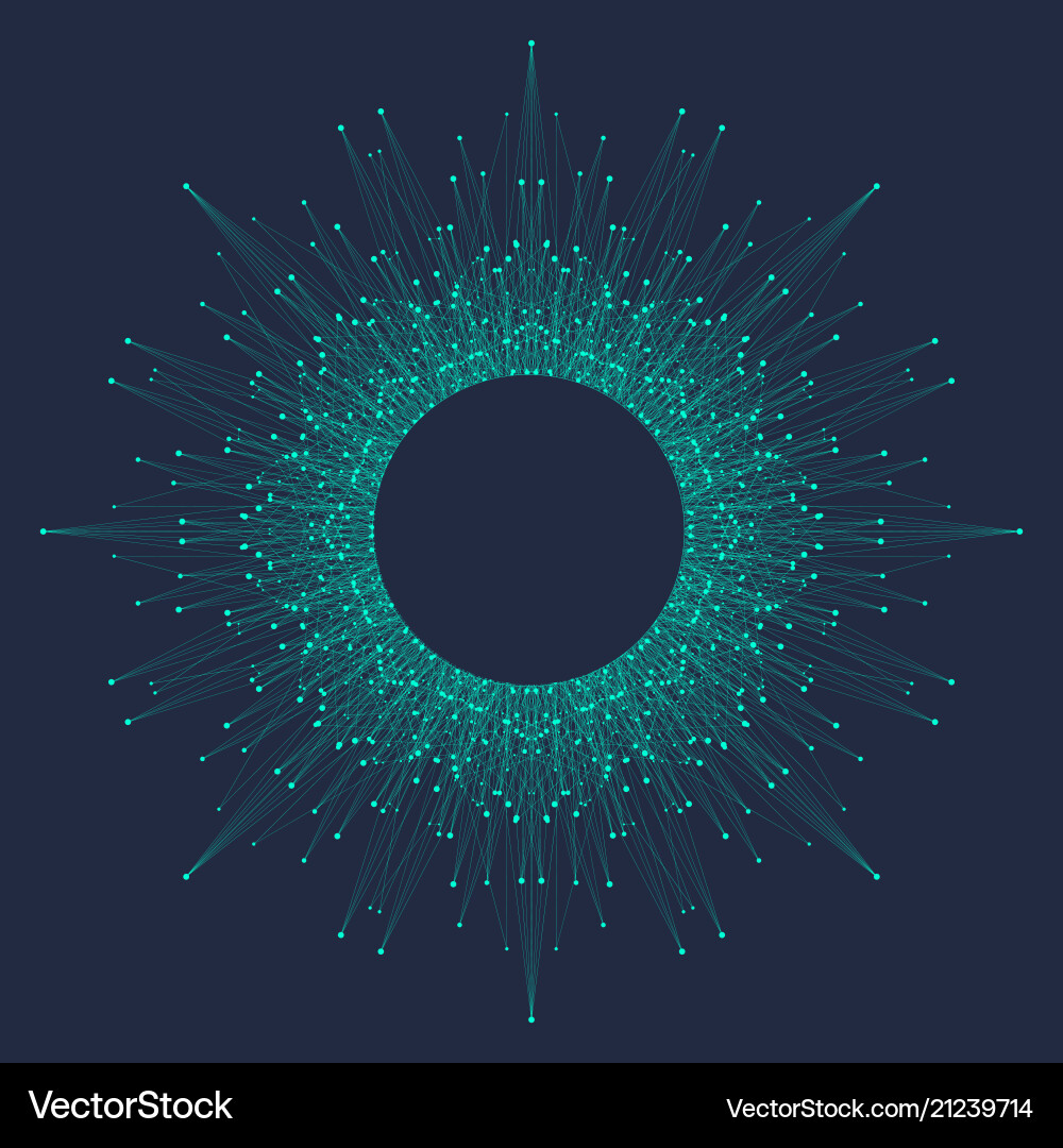 Artificial Intelligence Neural Network Vector Image