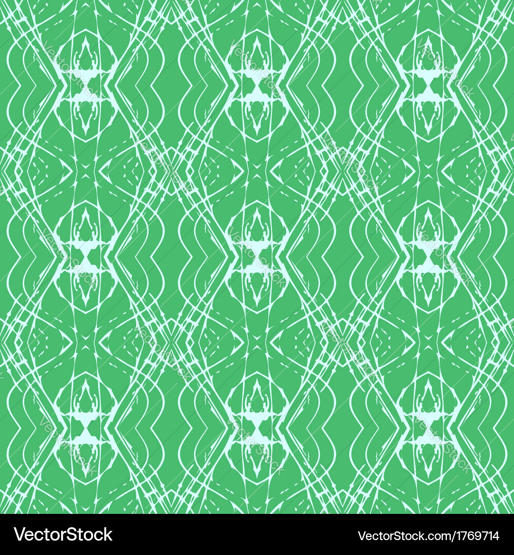 Elegant linear pattern with lacing ornament Vector Image
