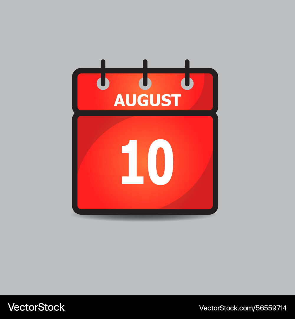 Red color calendar set desk template Red color calendar set desk template Vector Image